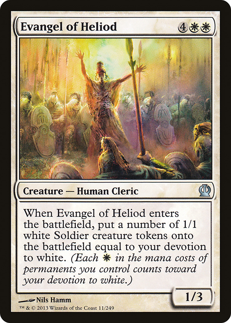 Evangel of Heliod (THS-011) (Foil)