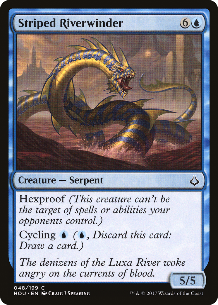 Striped Riverwinder (HOU-048) (Foil)