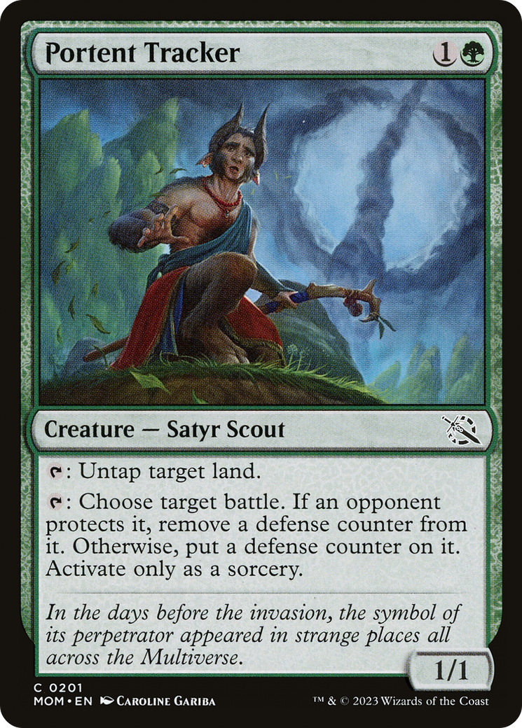 Portent Tracker (MOM-201) (Foil)