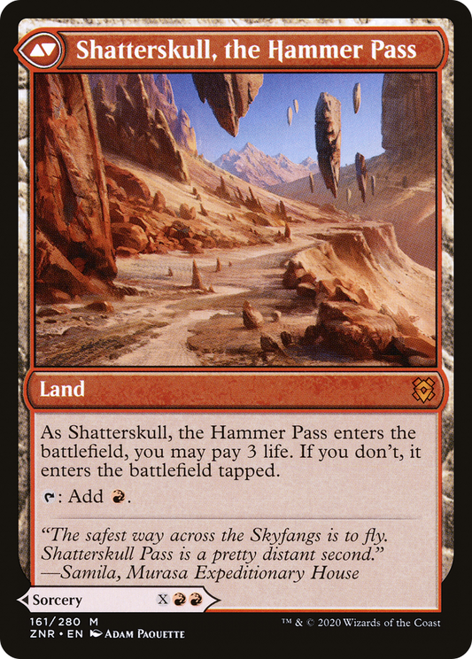 Shatterskull Smashing // Shatterskull, the Hammer Pass (ZNR-161) (Foil)