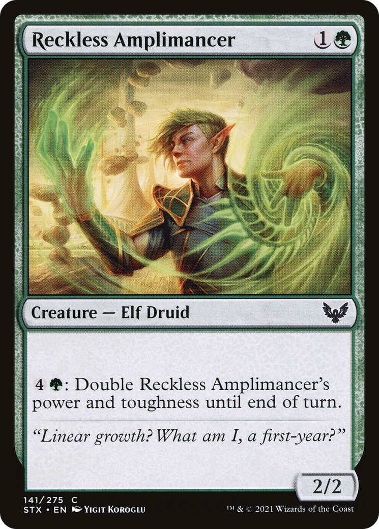 Reckless Amplimancer (STX-141) (Foil)