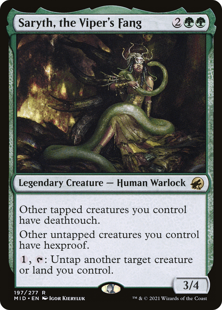 Saryth, the Viper's Fang (MID-197) (Foil)