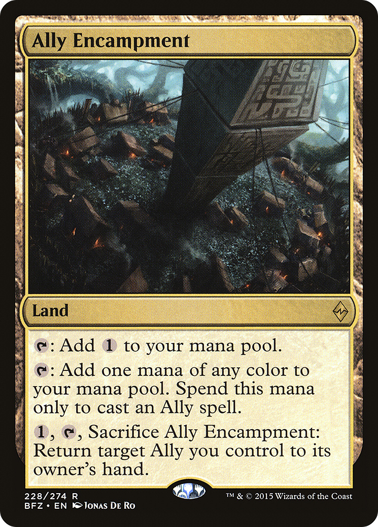 Ally Encampment (BFZ-228) (Foil)