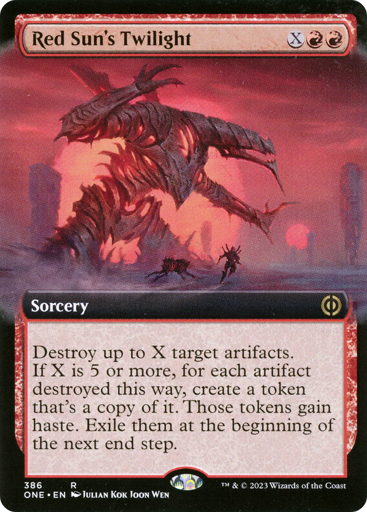 Red Sun's Twilight (ONE-386) (Extended Art) (Foil)