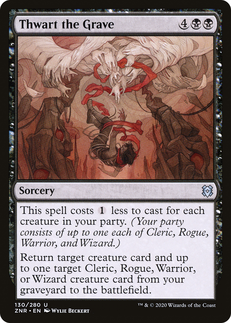 Thwart the Grave (ZNR-130) (Foil)