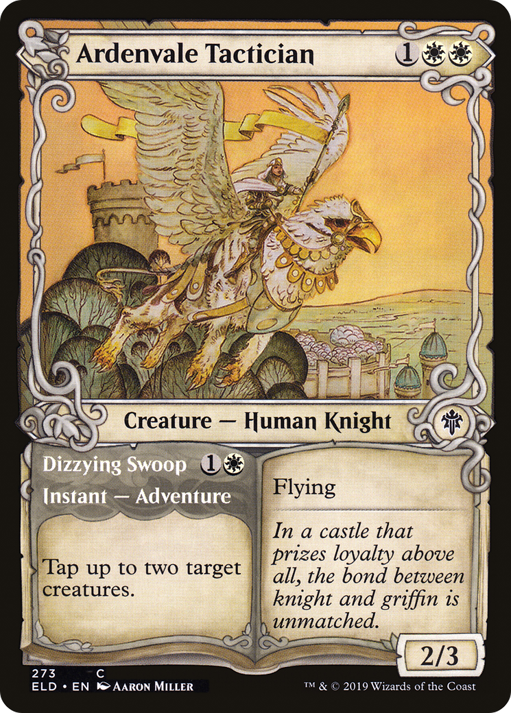 Ardenvale Tactician // Dizzying Swoop (ELD-273) (Showcase) (Foil)