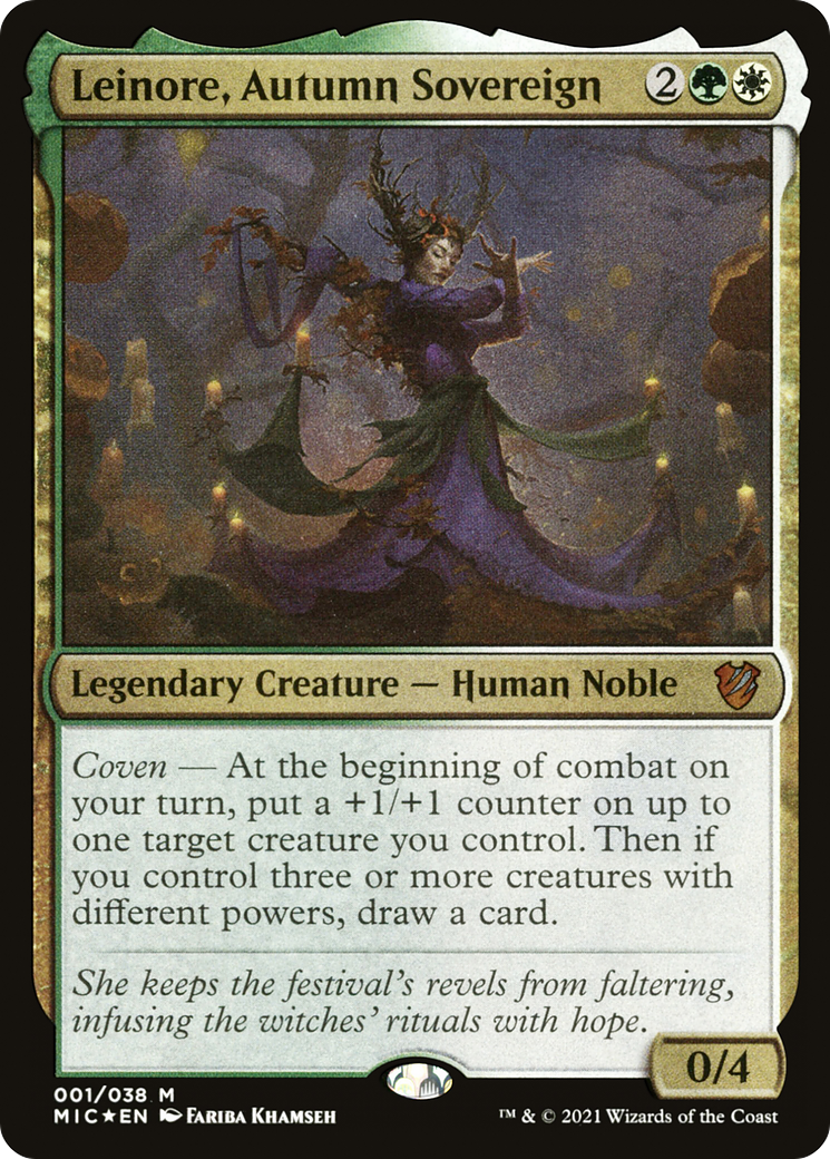 Leinore, Autumn Sovereign (MIC-001) (Foil)