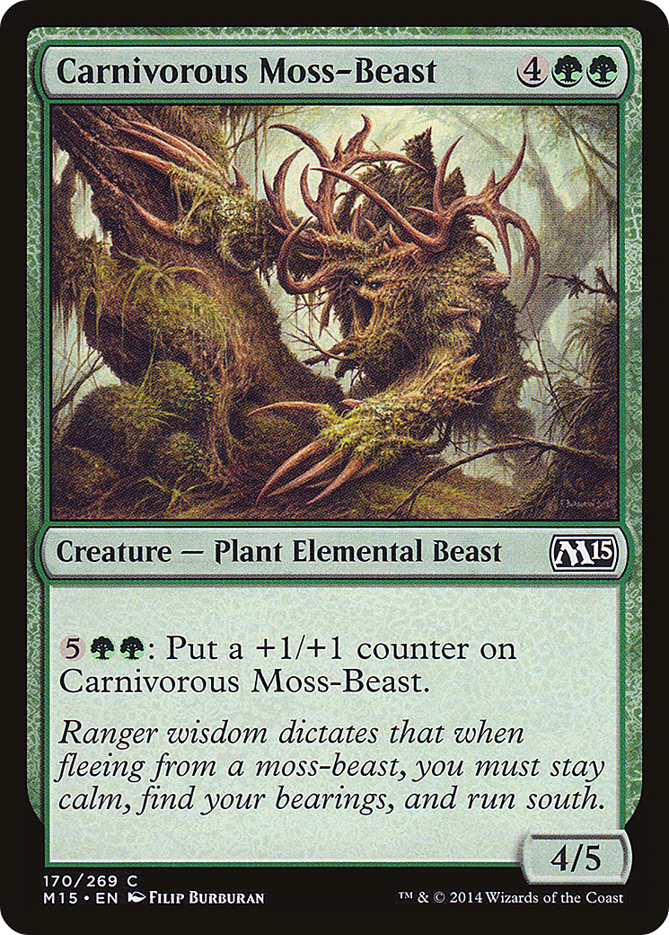 Carnivorous Moss-Beast (M15-170) (Foil)