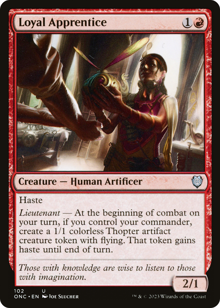 Loyal Apprentice (ONC-102)