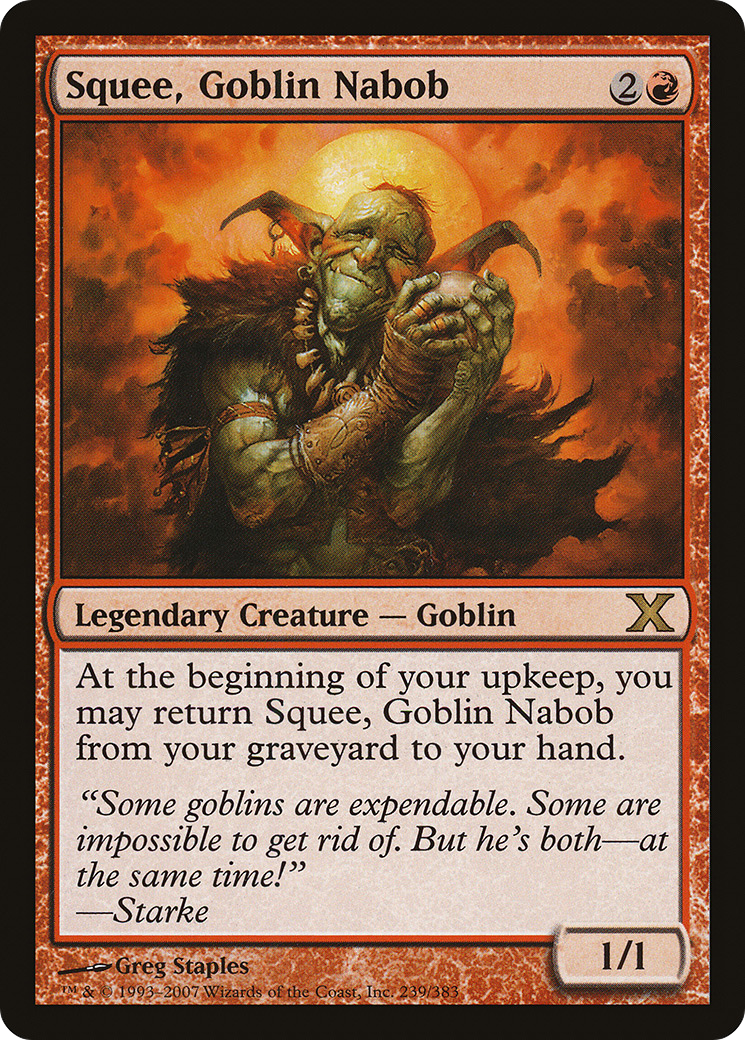 Squee, Goblin Nabob (10E-239) (Foil)