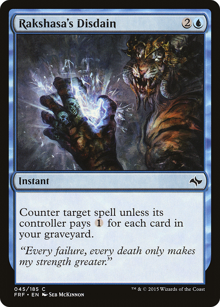 Rakshasa's Disdain (FRF-045) (Foil)