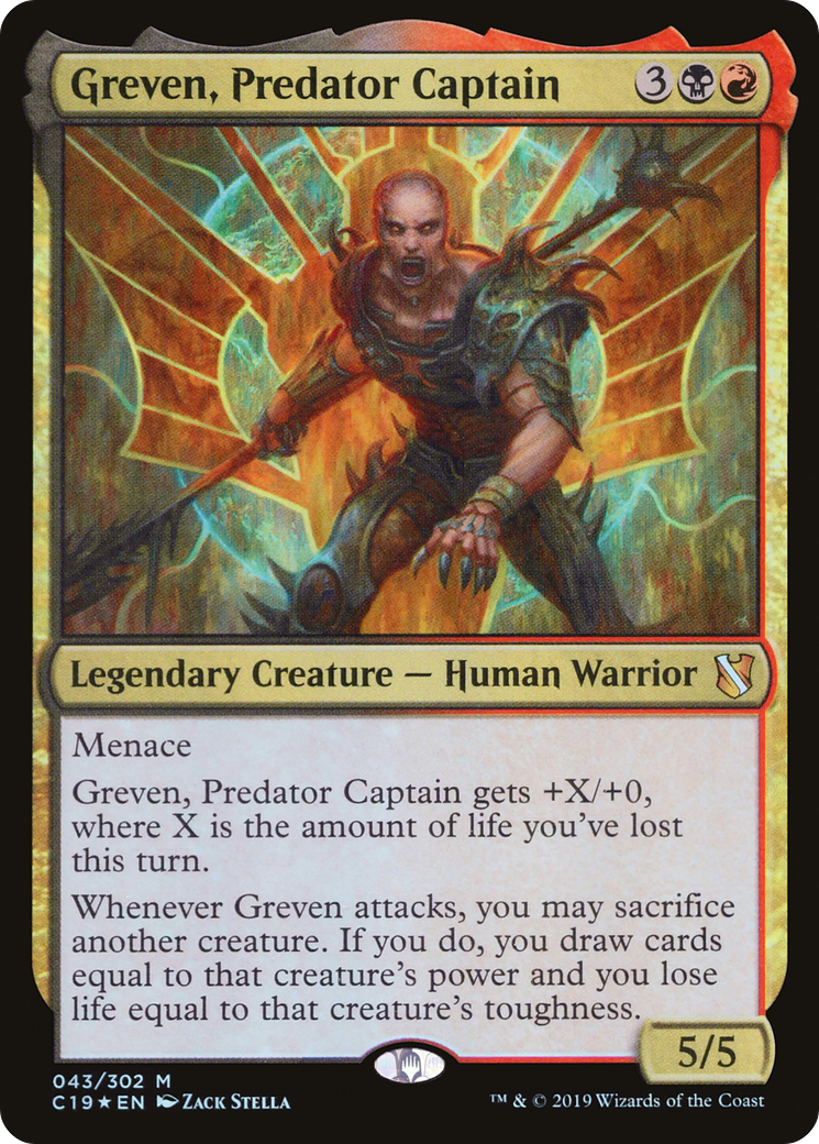 Greven, Predator Captain (C19-043) (Foil)
