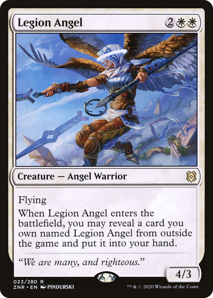 Legion Angel (ZNR-023) (Foil)