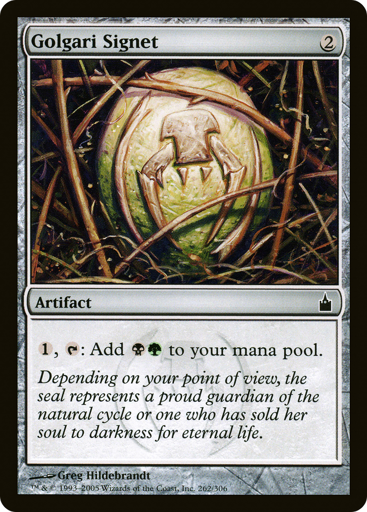 Golgari Signet (RAV-262) (Foil)