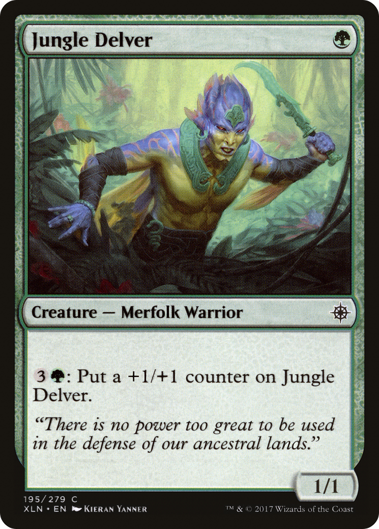Jungle Delver (XLN-195) (Foil)