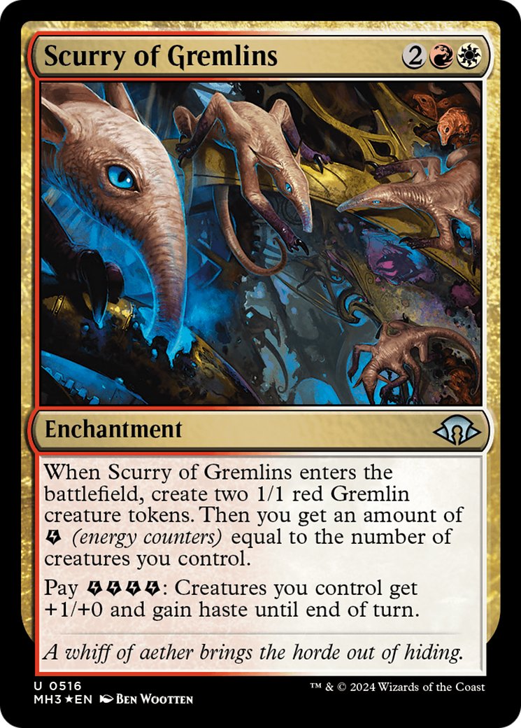 Scurry of Gremlins (MH3-516) (Ripple) (Foil)