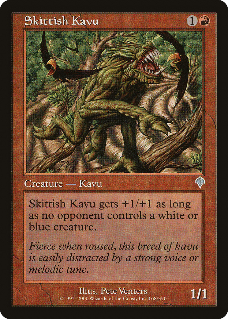 Skittish Kavu (INV-168) (Foil)