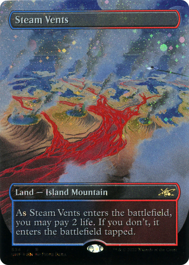 Steam Vents (UNF-534) (Borderless) (Galaxy Foil)