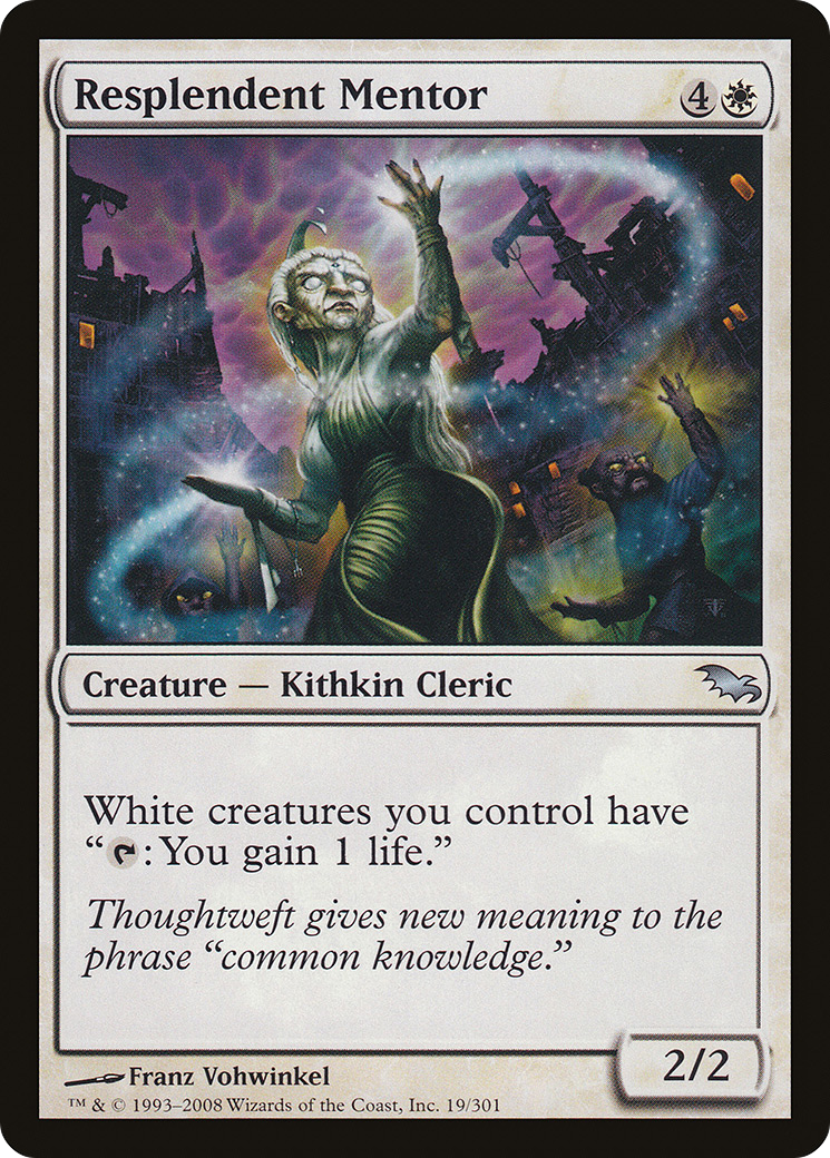 Resplendent Mentor (SHM-019) (Foil)