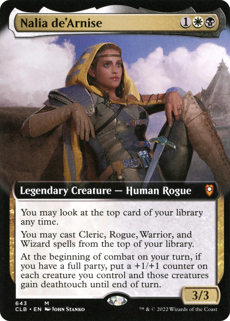 Nalia de'Arnise (CLB-643) (Extended Art) (Foil)