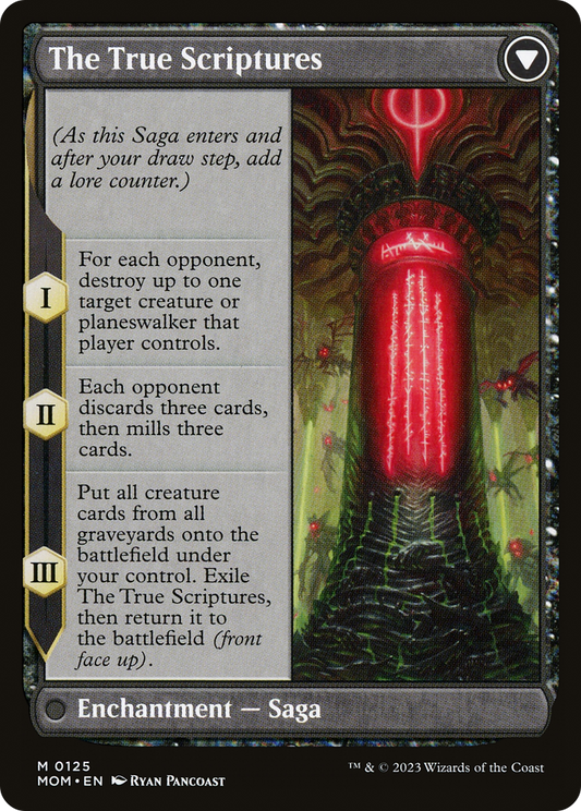 Sheoldred // The True Scriptures (MOM-125) (Foil)
