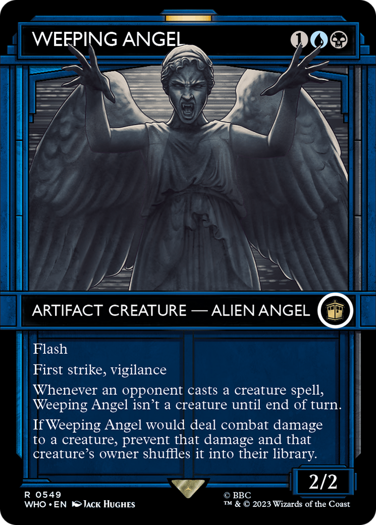 Weeping Angel (WHO-549) (Showcase) (Borderless) (Foil)
