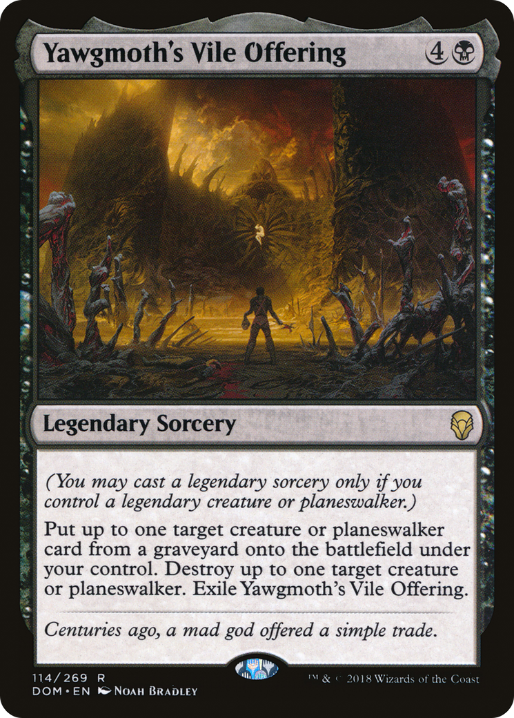 Yawgmoth's Vile Offering (DOM-114) (Foil)