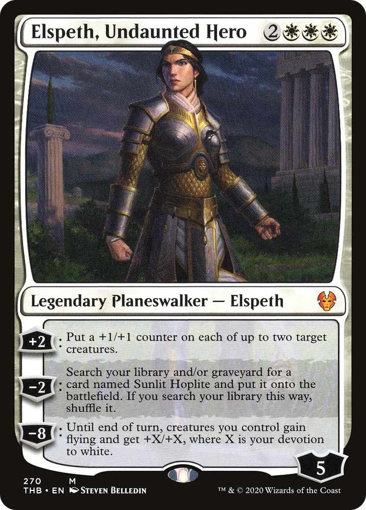 Elspeth, Undaunted Hero (THB-270) (Foil)