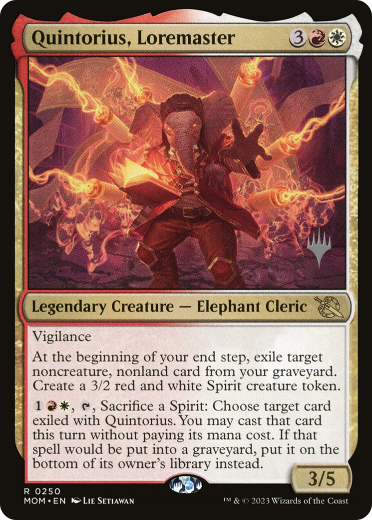 Quintorius, Loremaster (PPMOM-250P) (Foil)
