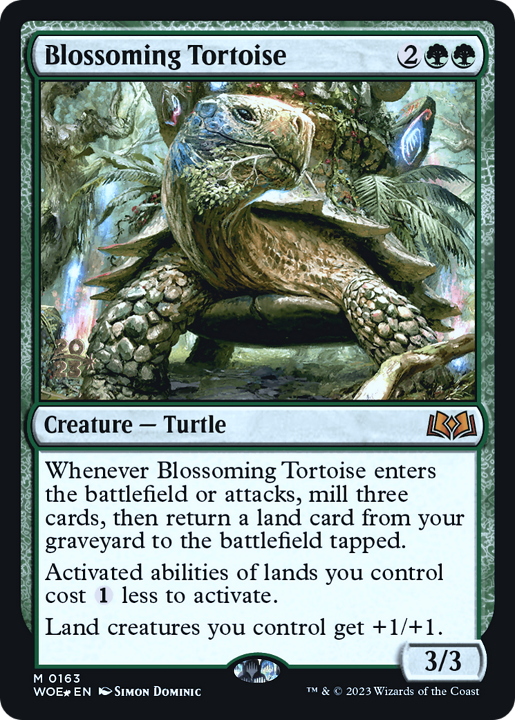 Blossoming Tortoise (PRE-163S) (Foil)