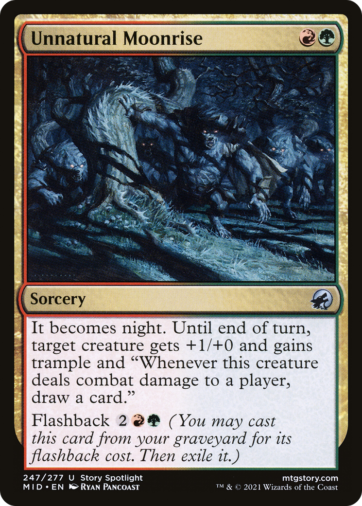 Unnatural Moonrise (MID-247) (Foil)