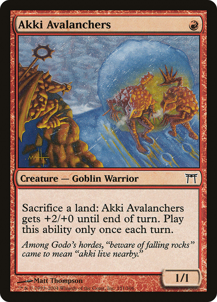 Akki Avalanchers (CHK-151) (Foil)