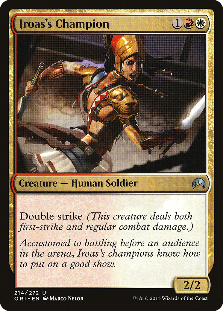 Iroas's Champion (ORI-214) (Foil)