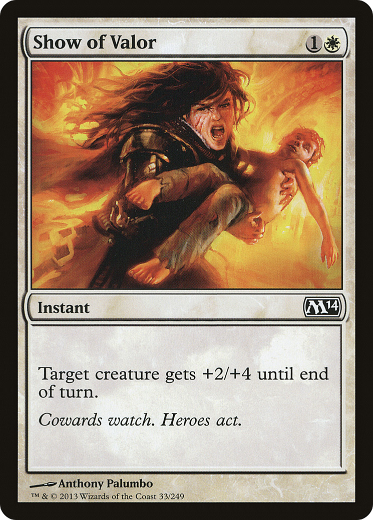 Show of Valor (M14-033) (Foil)