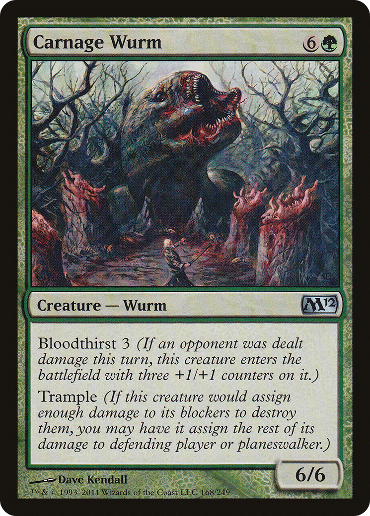 Carnage Wurm (M12-168) (Foil)