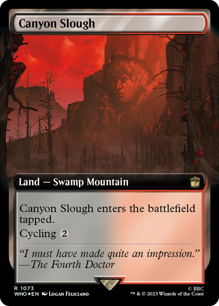 Canyon Slough (WHO-1073) (Extended Art) (Surge Foil)