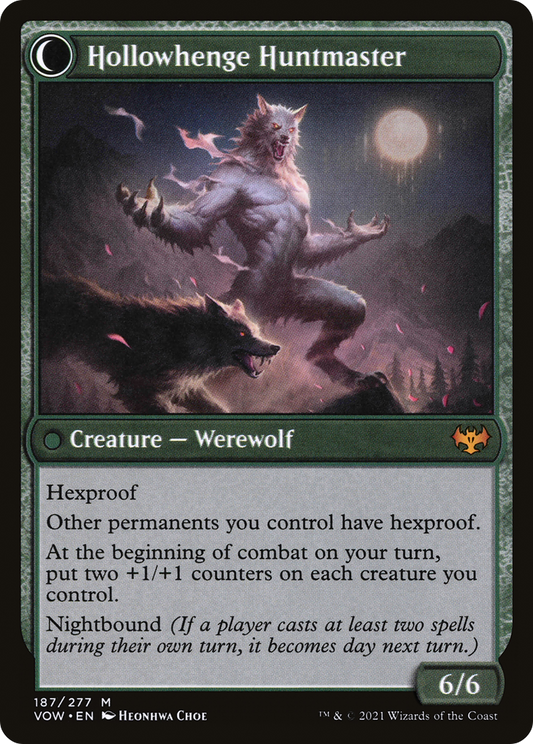 Avabruck Caretaker // Hollowhenge Huntmaster (VOW-187)
