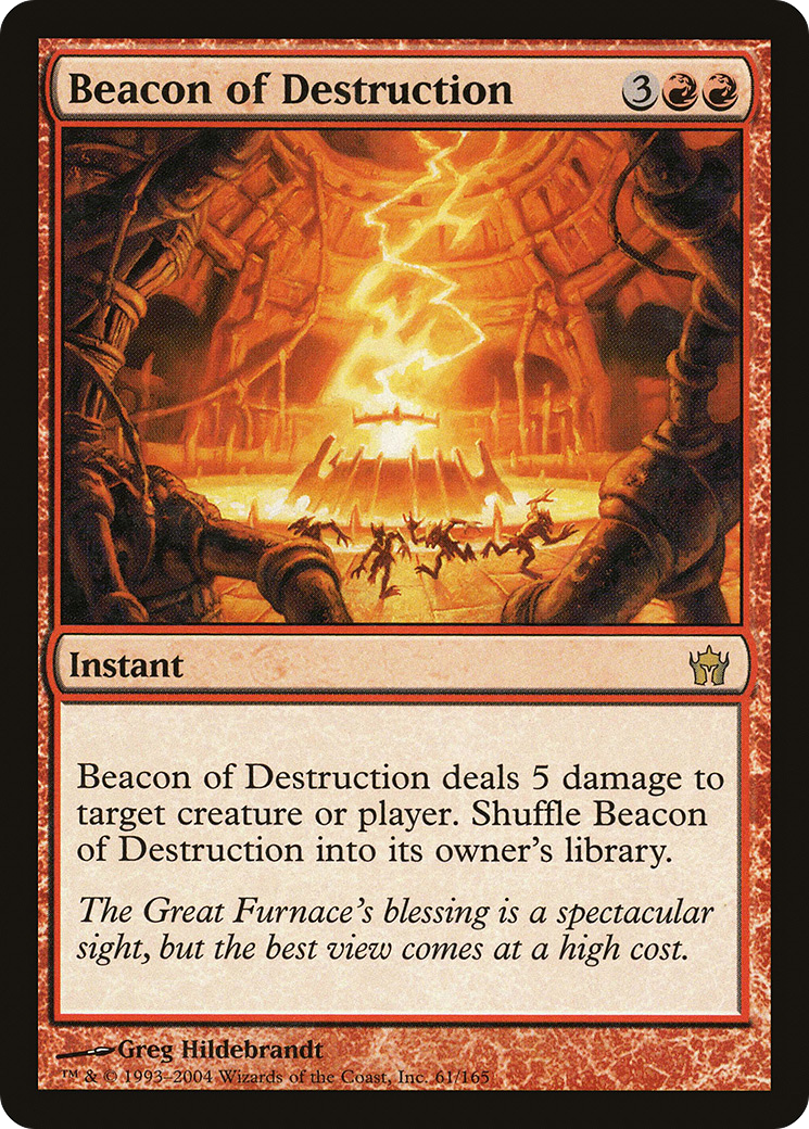 Beacon of Destruction (5DN-061) (Foil)