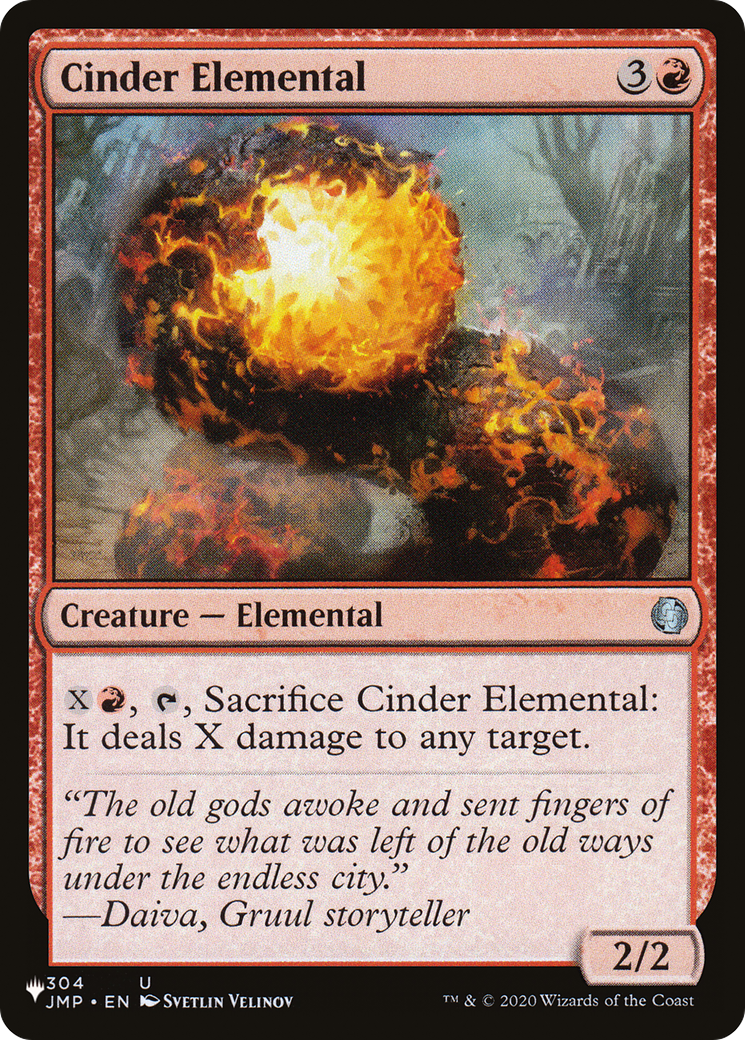 Cinder Elemental (LIST-JMP-304)