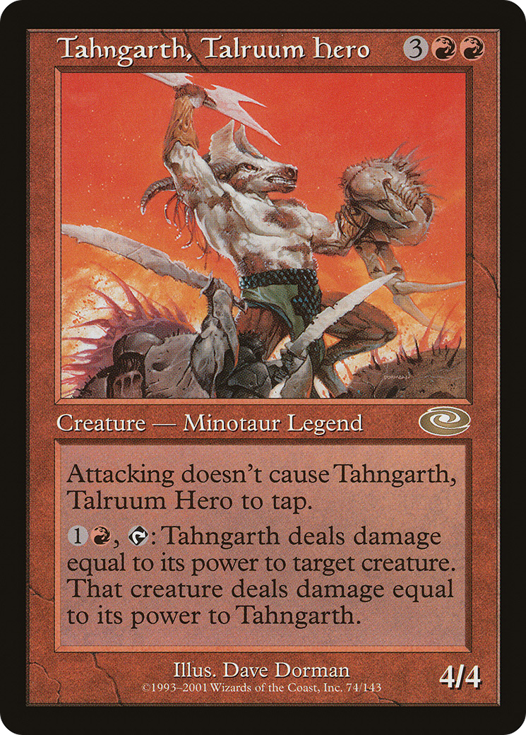 Tahngarth, Talruum Hero (PLS-074) (Foil)