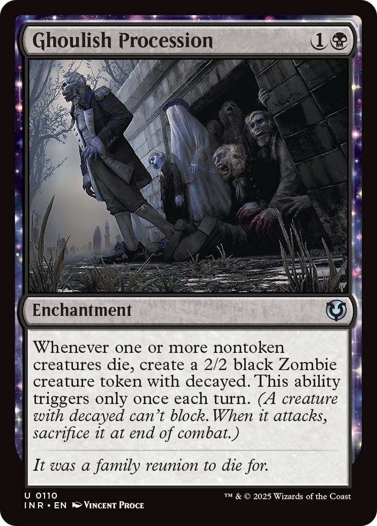 Ghoulish Procession (INR-110) (Foil)