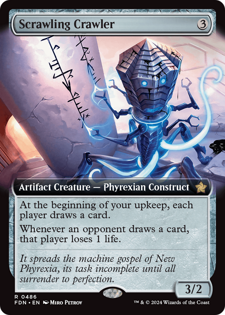 Scrawling Crawler (FDN-486) (Extended Art) (Foil)