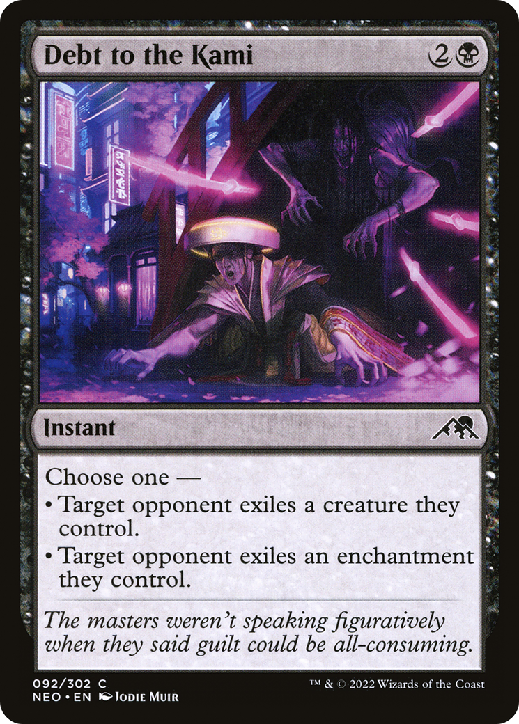 Debt to the Kami (NEO-092) (Foil)