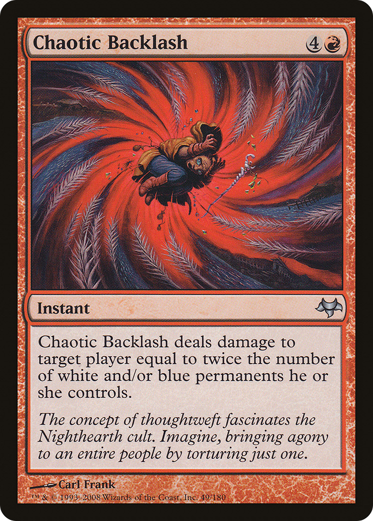 Chaotic Backlash (EVE-049) (Foil)