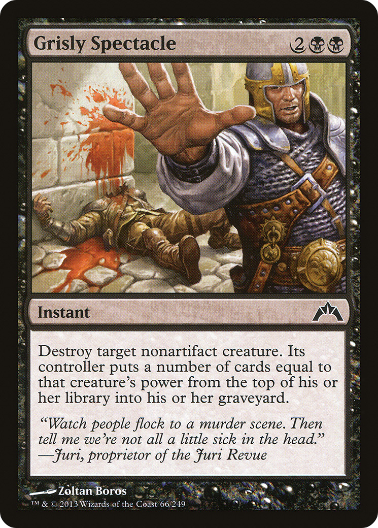 Grisly Spectacle (GTC-066) (Foil)