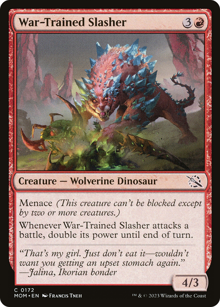 War-Trained Slasher (MOM-172) (Foil)