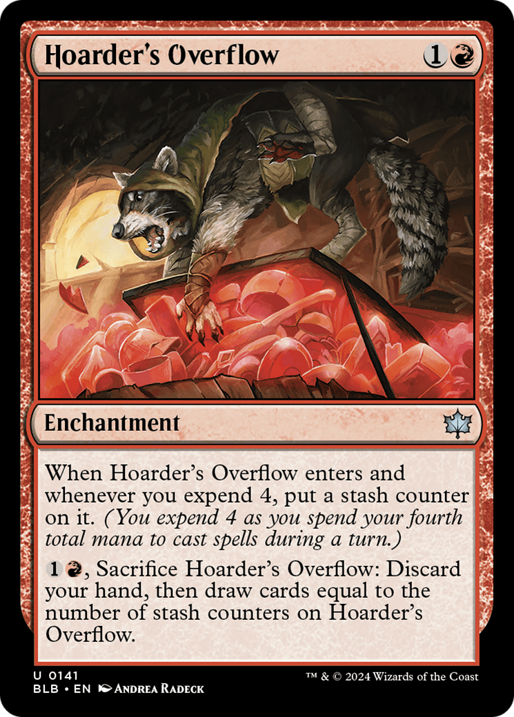 Hoarder's Overflow (BLB-141) (Foil)