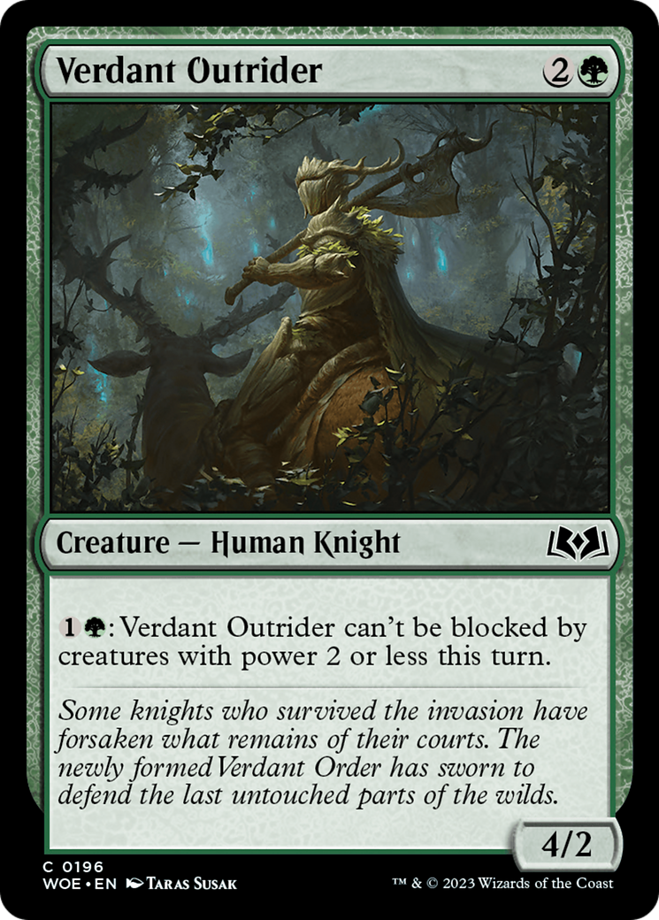 Verdant Outrider (WOE-196)