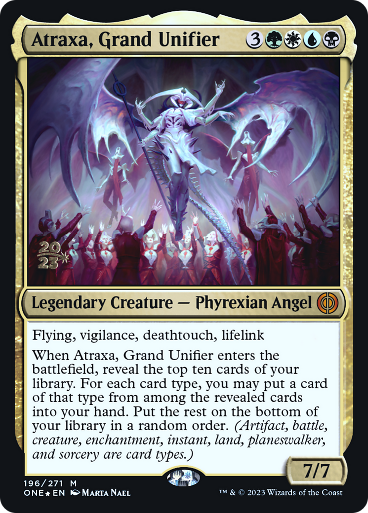 Atraxa, Grand Unifier (PRE-196S) (Foil)