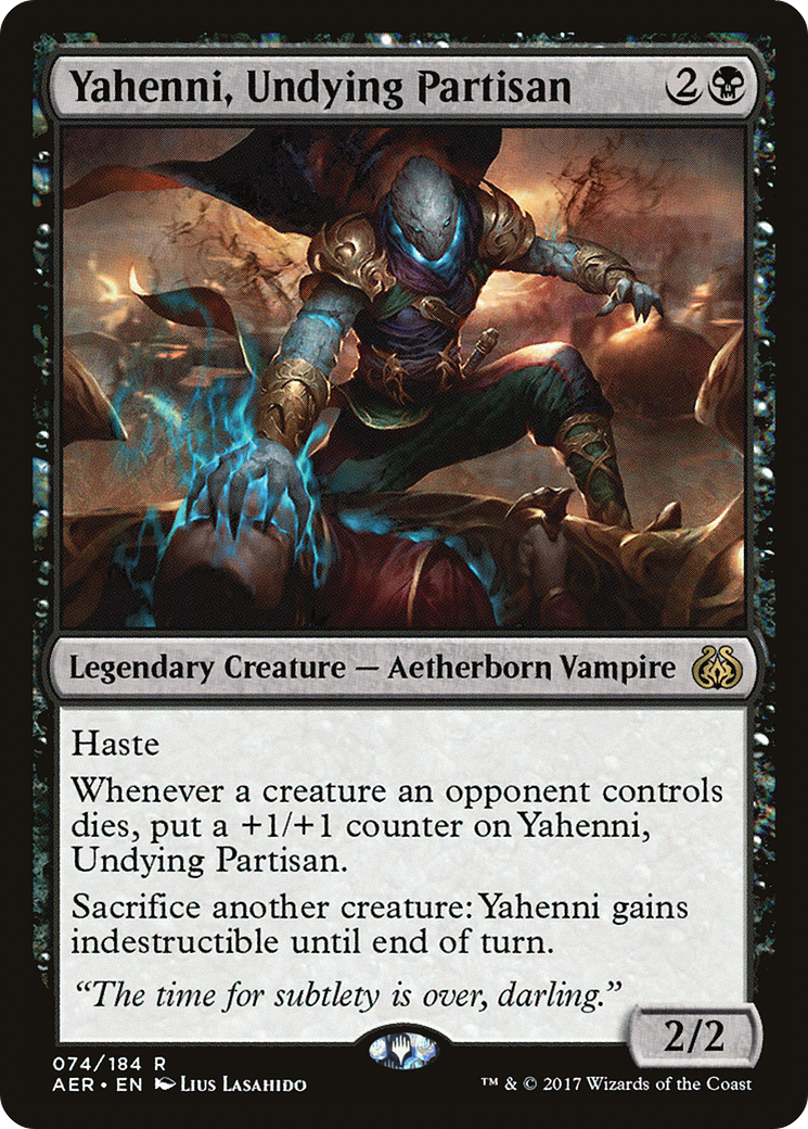 Yahenni, Undying Partisan (AER-074)